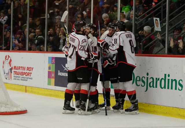 Photo hockey LHJMQ : Les Huskies s