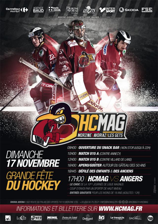 Photo hockey LM : Les Pingouins ont 50 ans - Ligue Magnus : Morzine-Avoriaz (Les Pingouins)