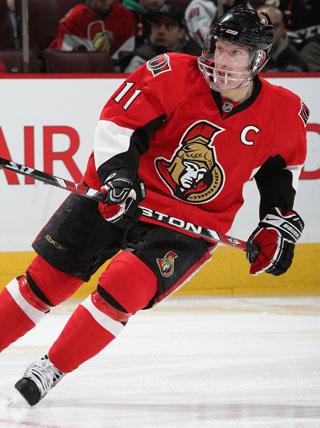 Photo hockey LNH: 1000 points pour Alfredsson - NHL : National Hockey League - AHL