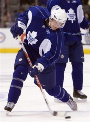 Photo hockey LNH: Phaneuf bless pour un mois - NHL : National Hockey League - AHL