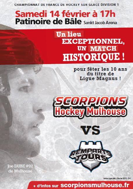 Photo hockey Mulhouse  Ble contre Tours - Division 1 : Mulhouse (Les Scorpions)