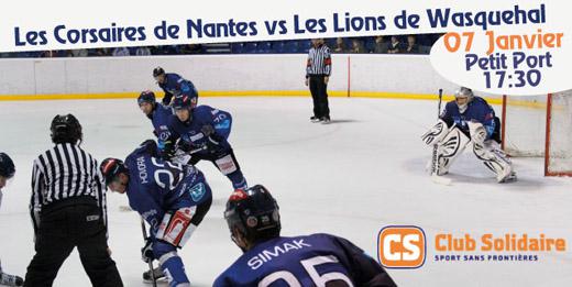 Photo hockey Nantes avec  - Division 2 : Nantes (Les Corsaires)