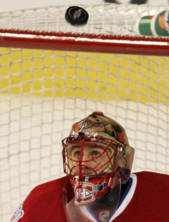 Photo hockey NHL: Halak signe  Saint-Louis - NHL : National Hockey League - AHL