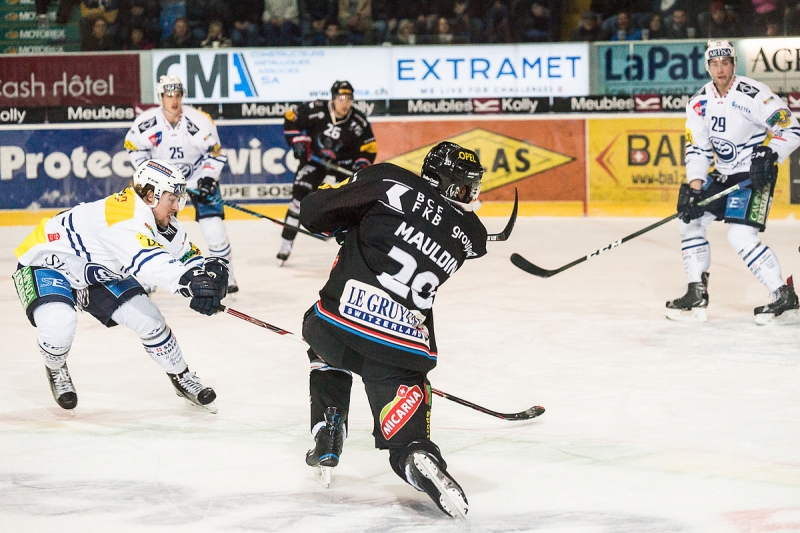 Photo hockey NLA: Gottron toujours dans la course - Suisse - National League : Fribourg (Fribourg-Gottron)