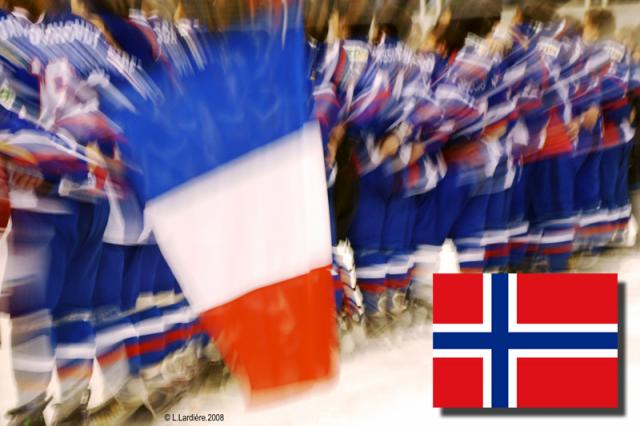 Photo hockey Norvge-France : Deux minutes qui font mal - Equipes de France