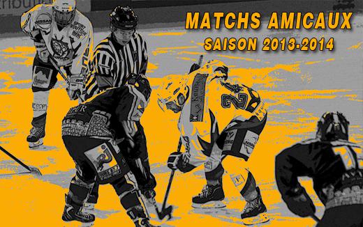 Photo hockey Premier match amical de la saison - Hockey en France