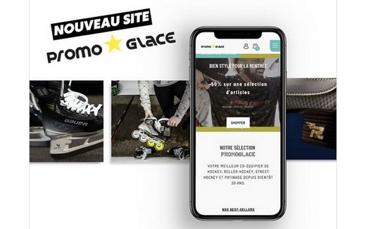 Photo hockey PROMOGLACE lance son nx site internet - Hockey en France