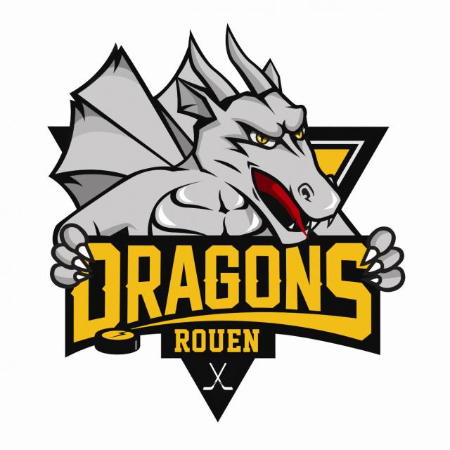 Photo hockey Rouen change de look - Ligue Magnus : Rouen (Les Dragons)