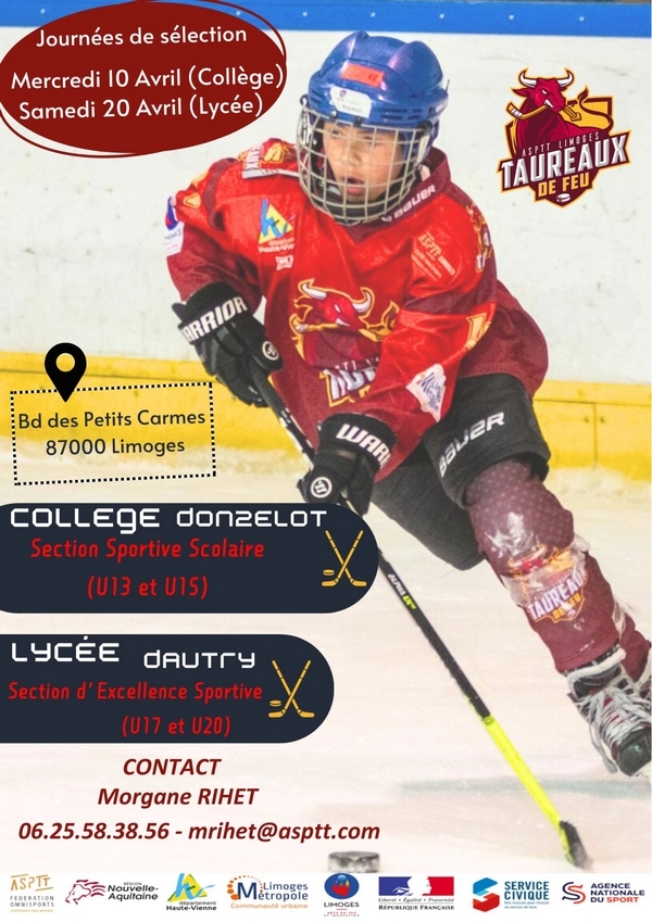Photo hockey SECTIONS SPORTIVES  Limoges - Hockey Mineur : Limoges (Les Taureaux de Feu)