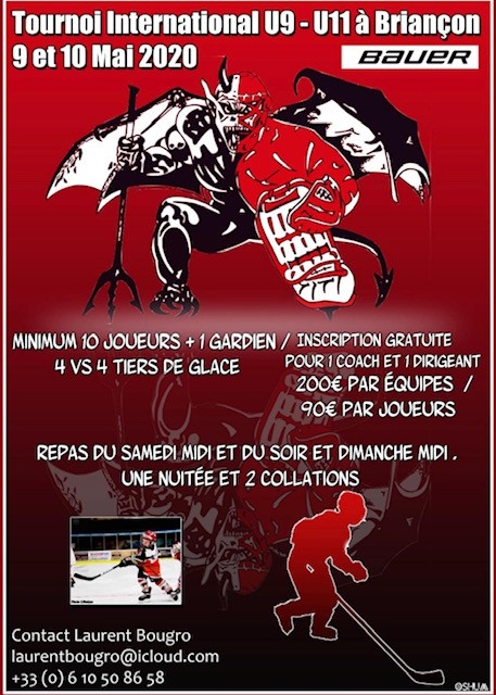 Photo hockey Tournoi U9 - U11  Brianon - Hockey Mineur : Brianon  (Les Diables Rouges)