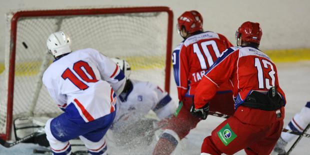 Photo hockey U20 : Sans faute des Russes - Equipes de France