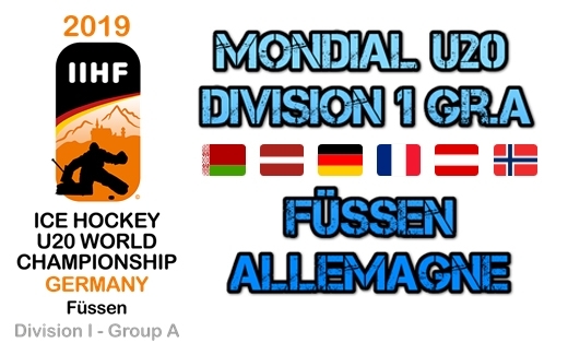 Photo hockey U20: direct vido Bilorussie-France  15h30 - Equipes de France