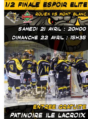 Photo hockey U22 Elite: 1/2 finales, le programme - 