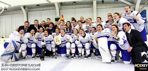 Photo hockey Vaujany: les bleues championnes! - Championnats du monde
