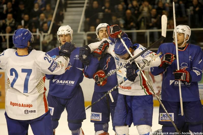 Photo hockey album EDF - France VS Italie (Tours) par Yannick Martin
