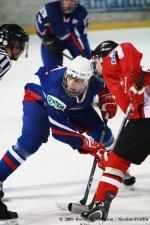 Photo hockey album U18 : France - Autriche