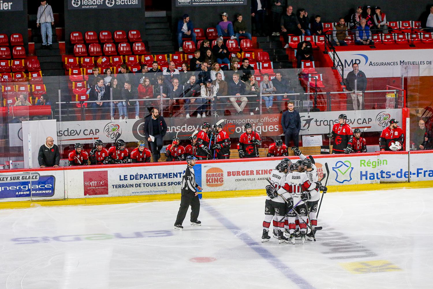 Photo hockey match Amiens  - Bordeaux