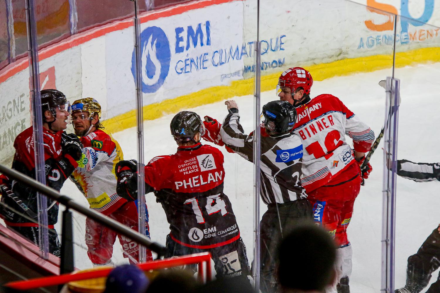 Photo hockey match Amiens  - Grenoble 