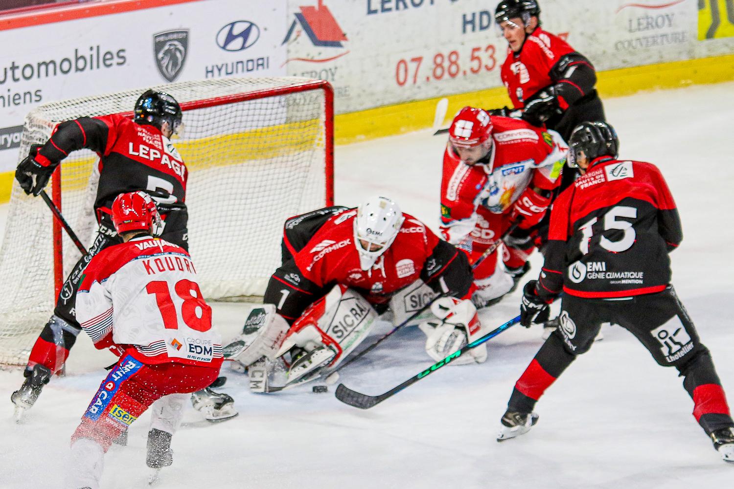 Photo hockey match Amiens  - Grenoble 