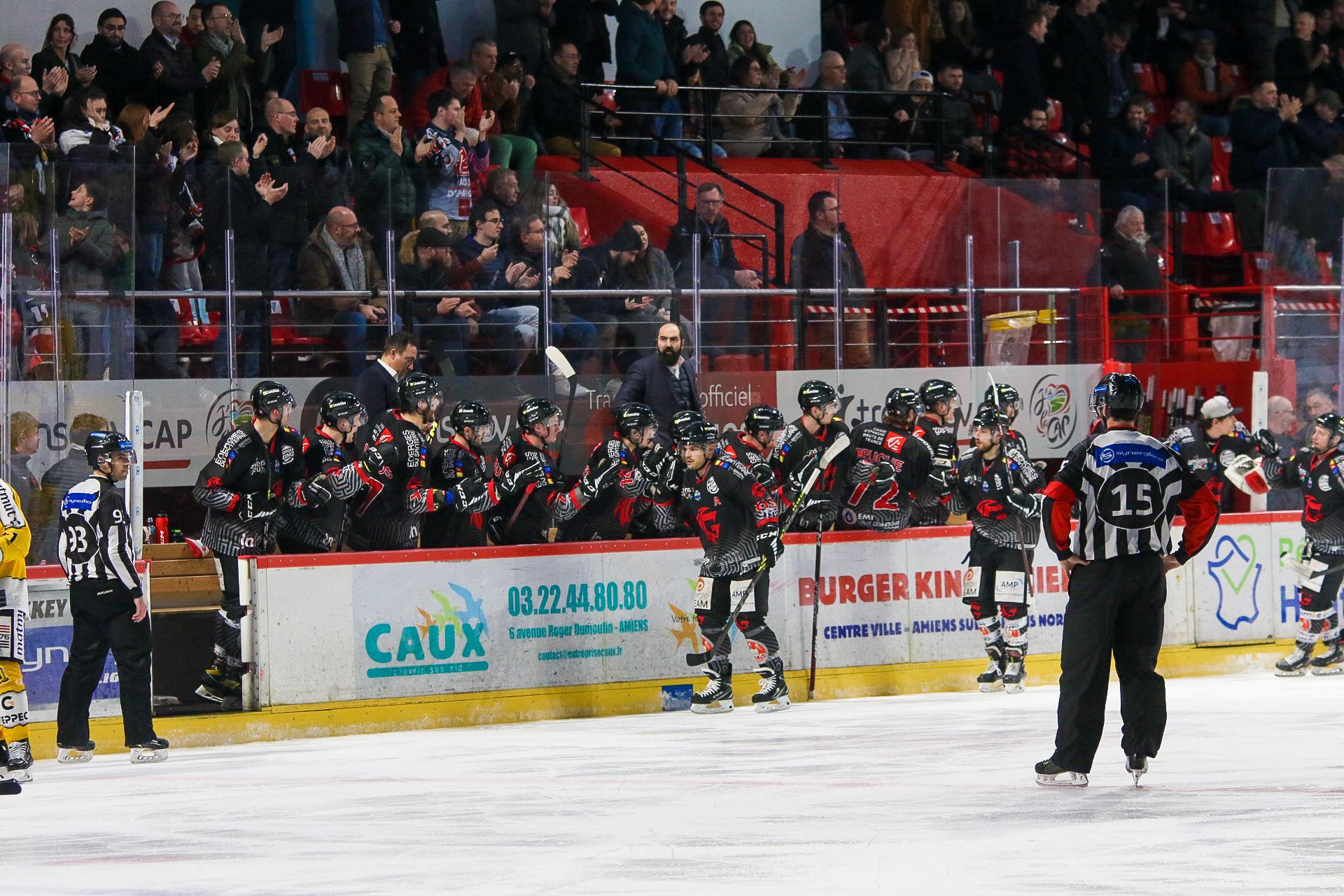 Photo hockey match Amiens  - Rouen