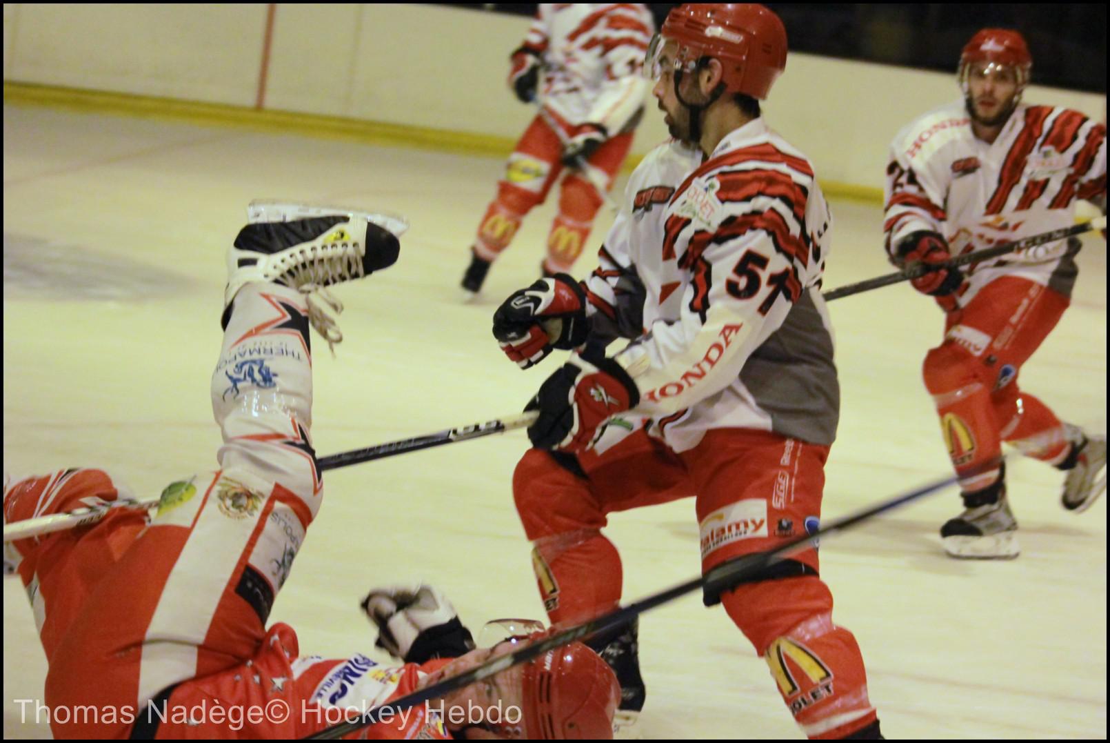 Photo hockey match Amnville - Cholet 