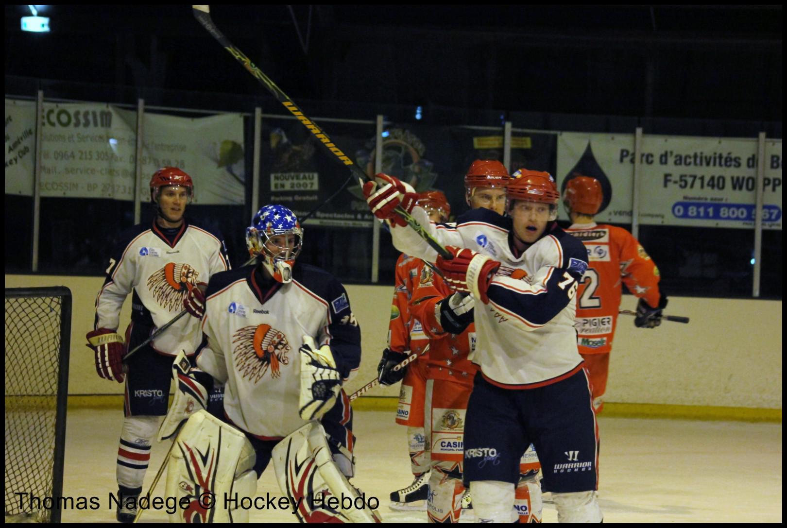 Photo hockey match Amnville - Evry 
