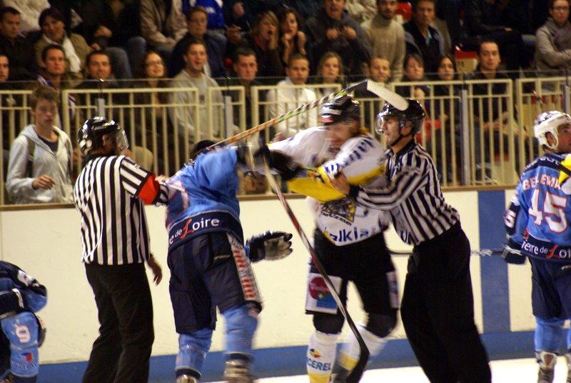 Photo hockey match Angers  - Rouen