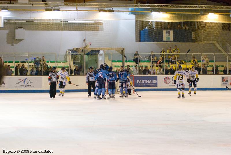 Photo hockey match Angers  - Rouen