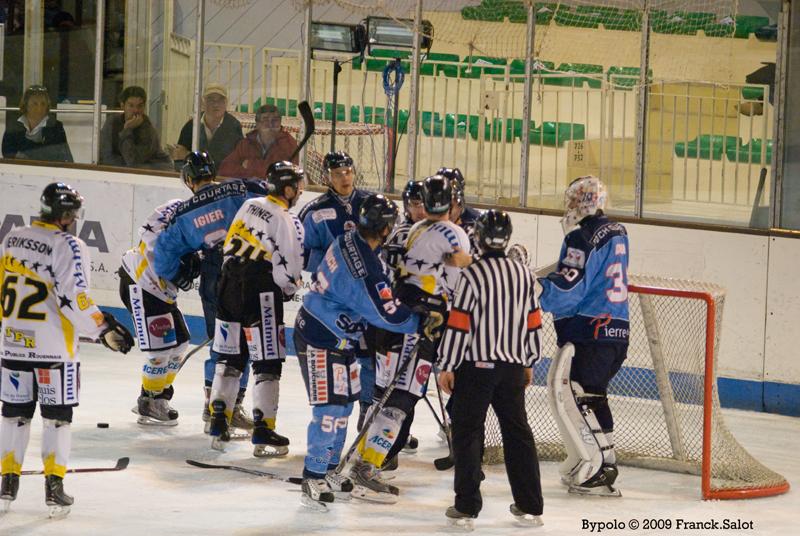 Photo hockey match Angers  - Rouen