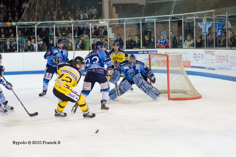 Photo hockey match Angers  - Rouen