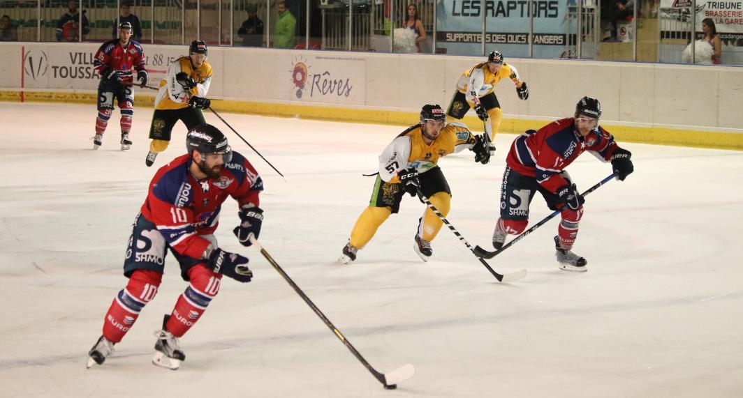 Photo hockey match Angers  - Strasbourg 