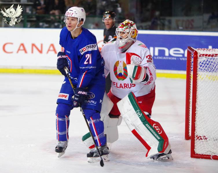 Photo hockey match Belarus - France
