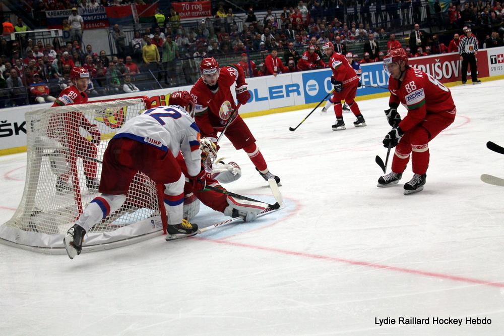 Photo hockey match Belarus - Russia