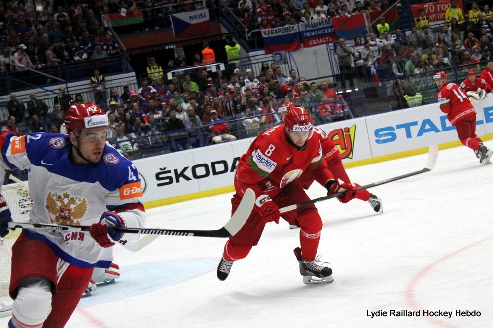 Photo hockey match Belarus - Russia
