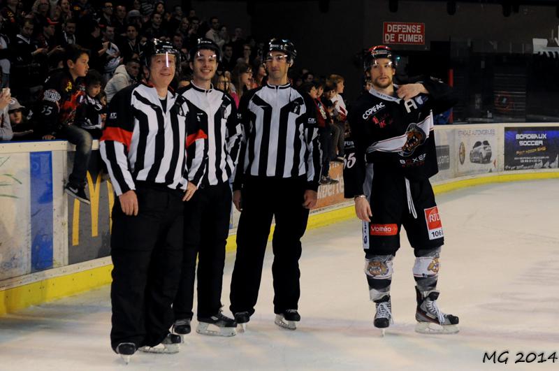 Photo hockey match Bordeaux - Lyon