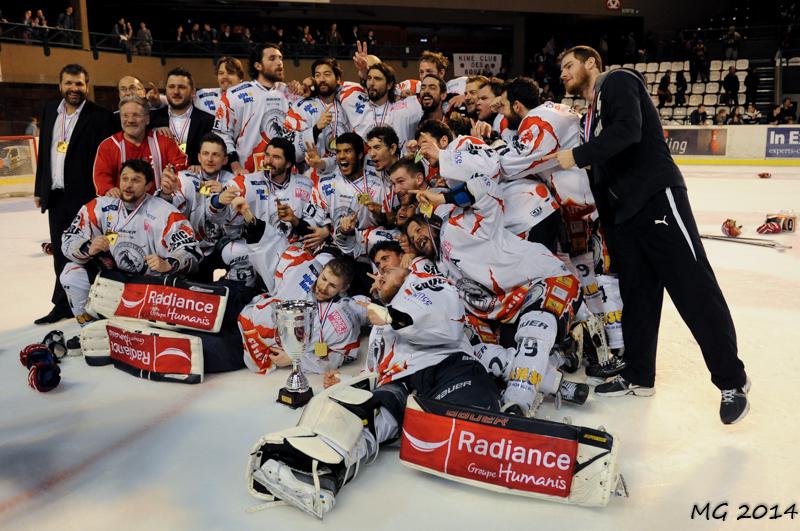 Photo hockey match Bordeaux - Lyon