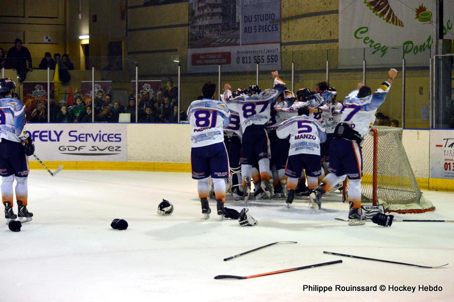 Photo hockey match Cergy-Pontoise - Clermont-Ferrand