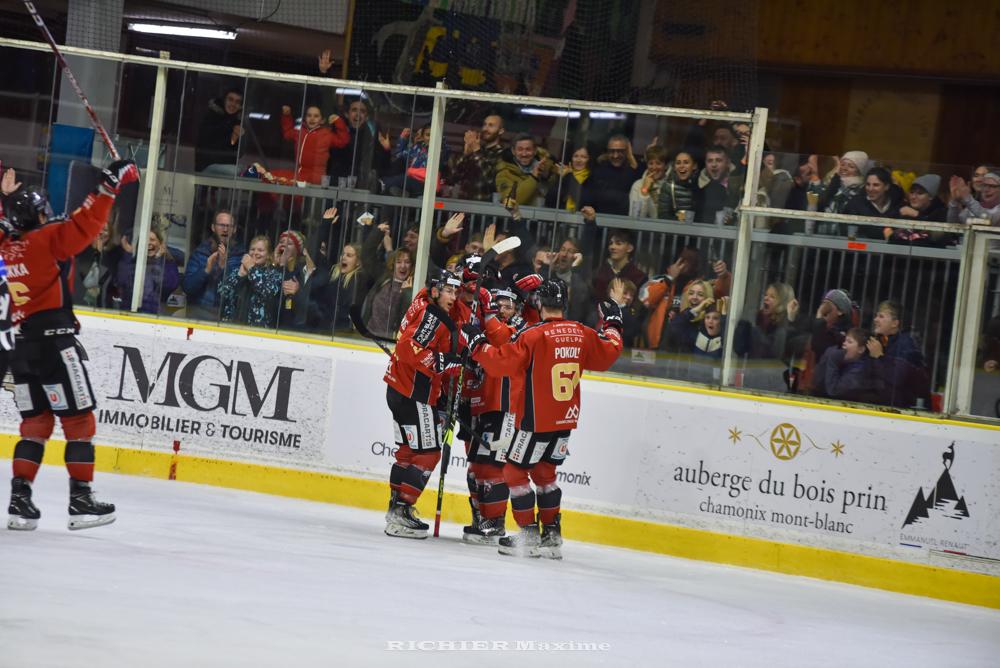 Photo hockey match Chamonix  - Angers 