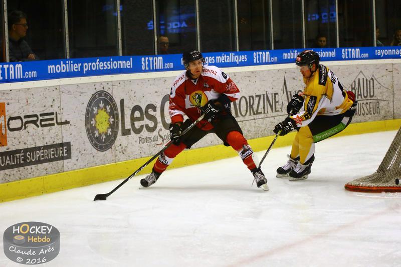 Photo hockey match Chamonix / Morzine - Strasbourg 