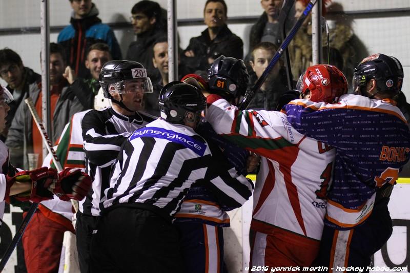 Photo hockey match Clermont-Ferrand - Courbevoie 