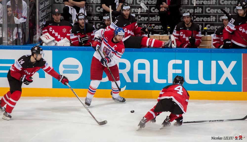 Photo hockey match Czech Republic - Canada
