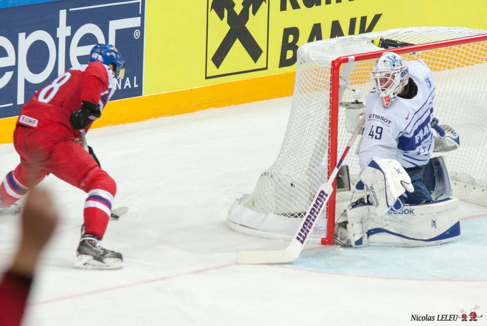 Photo hockey match Czech Republic - France