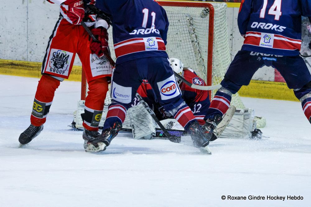 Photo hockey match Dijon  - Wasquehal Lille