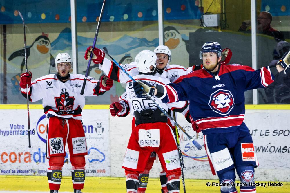 Photo hockey match Dijon  - Wasquehal Lille