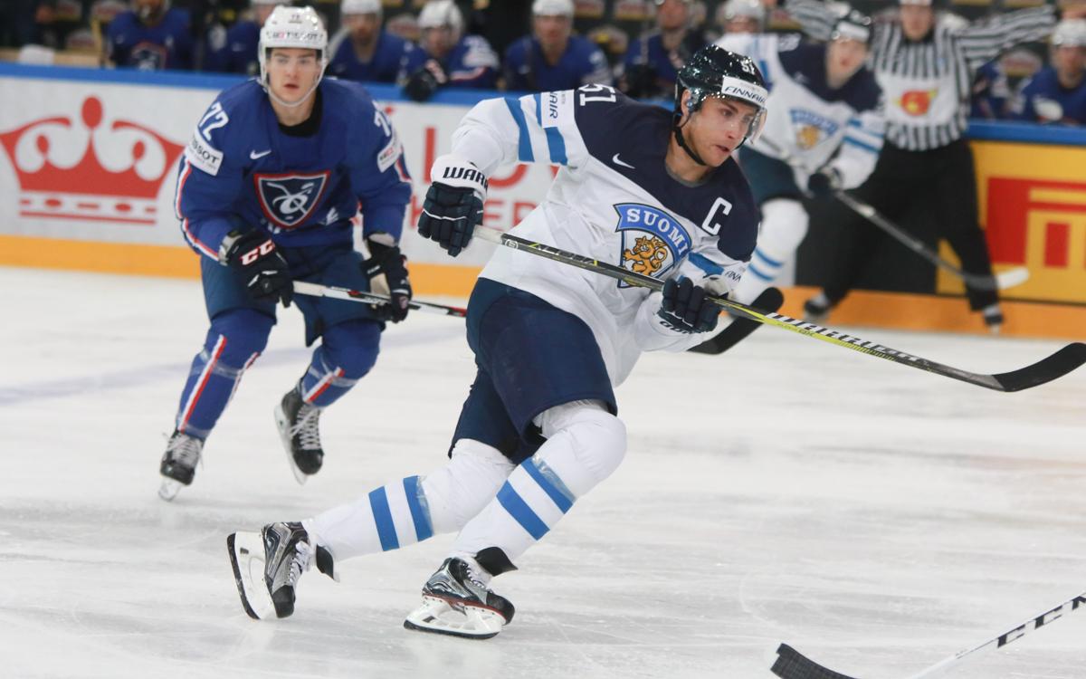 Photo hockey match Finland - France