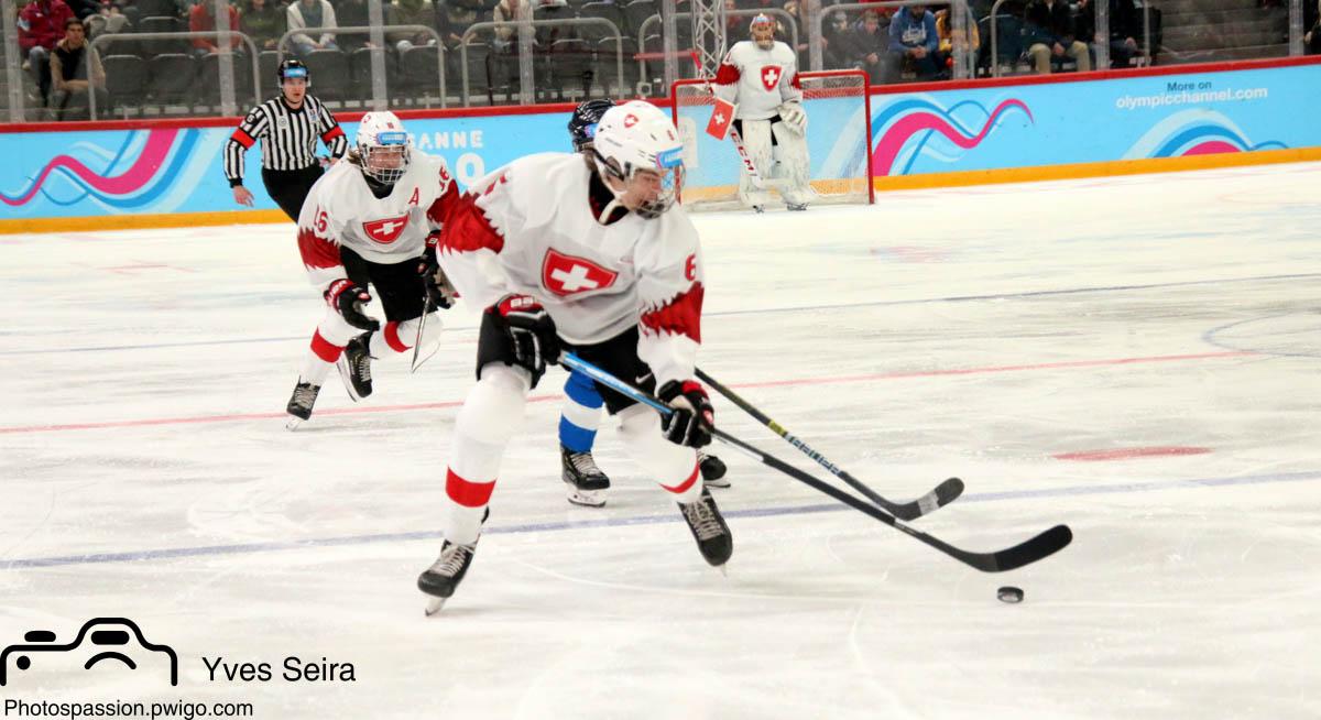 Photo hockey match Finland - Switzerland
