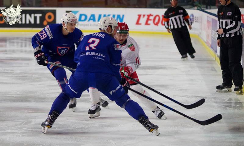 Photo hockey match France - Belarus