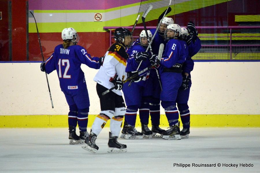 Photo hockey match France - Germany