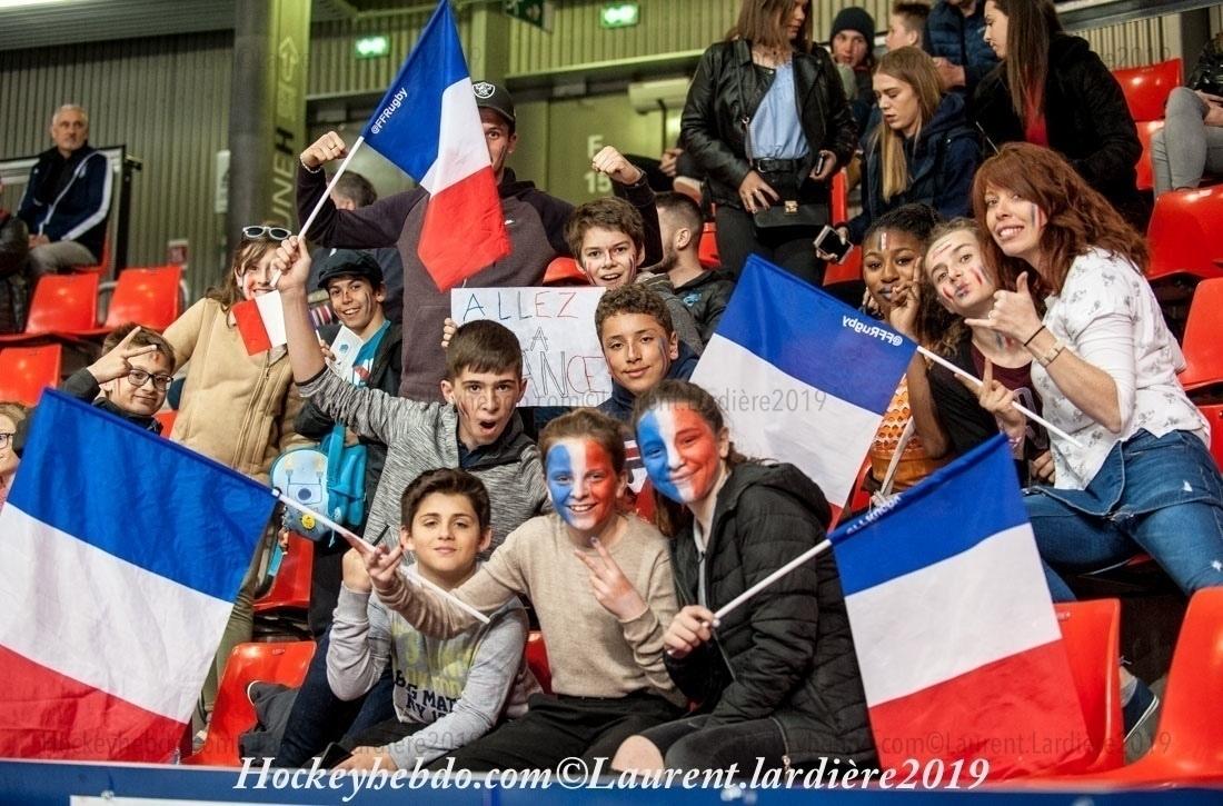 Photo hockey match France - Norway