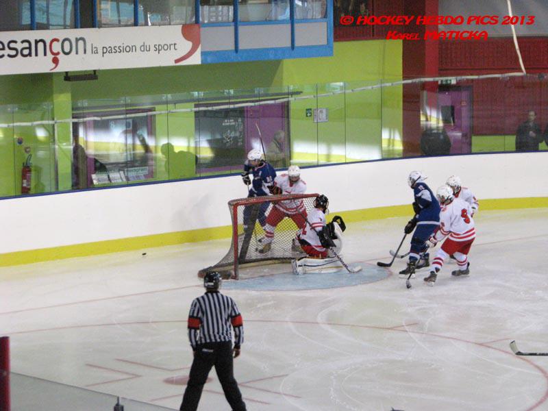 Photo hockey match France - Poland